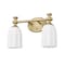 Z-Lite Orion 2 Light Vanity, 13.75in. W x 44in. L, Modern Gold 1102-2V-MGLD - alternate 8